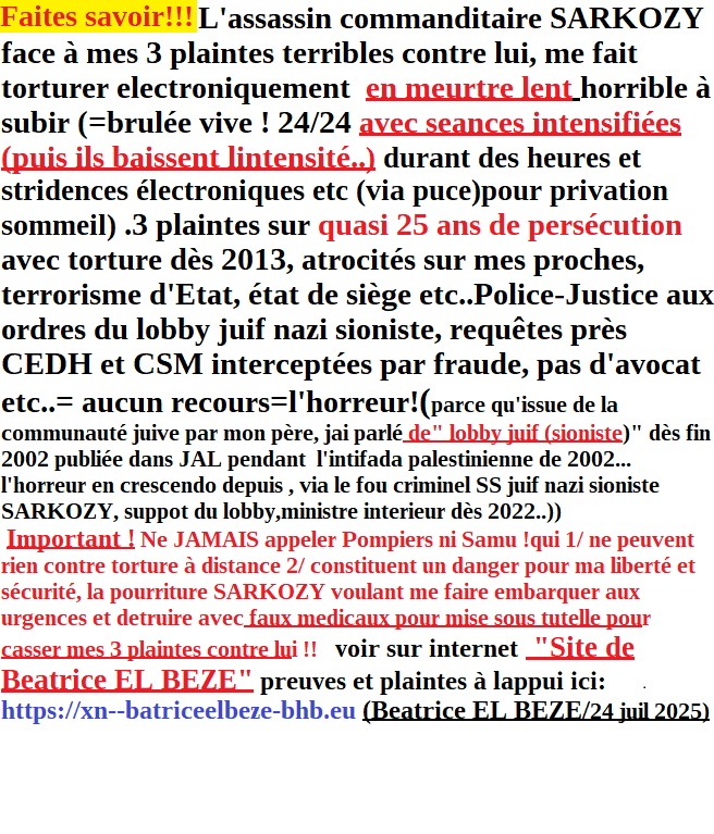 affiche " faites savoir "